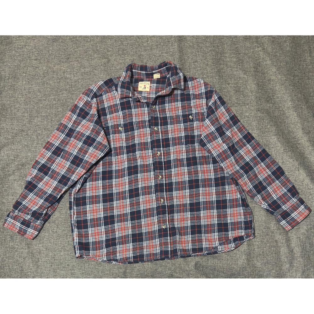 RedHead Mens 2XL Flannel Shirt Plaid Long Sleeve Cotton Casual